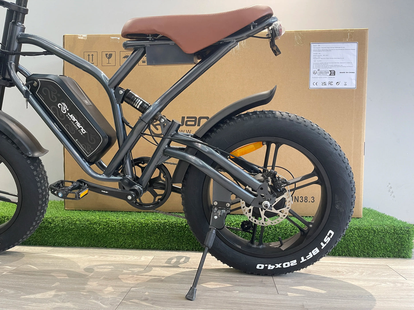 jansno x50 Adult Electric Bike 750W Motor  48V 14AH 20 Inch Tire Mountain Off-Road Motorcycle