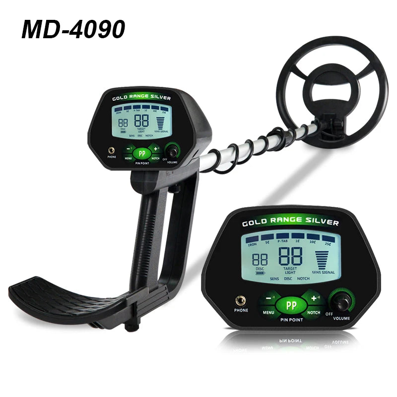 MD-4090 Metal Detector Professional  LCD Treasure Gold Detector High Precise Search