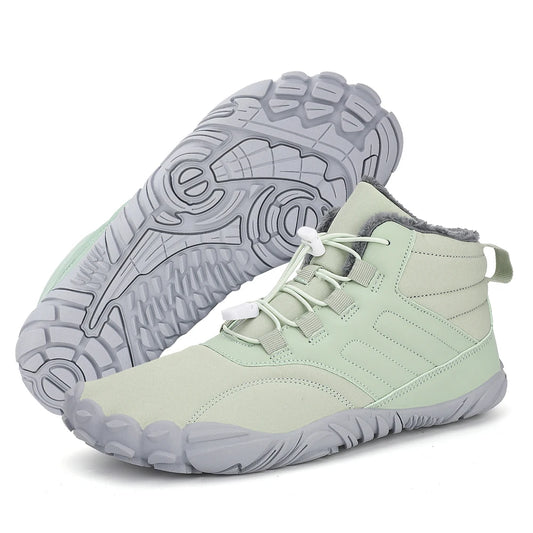 Winter Warm CampSneakers Women Men Rubber High Ankle Boots Waterprf Non-Slip Breathable TrekClimbing