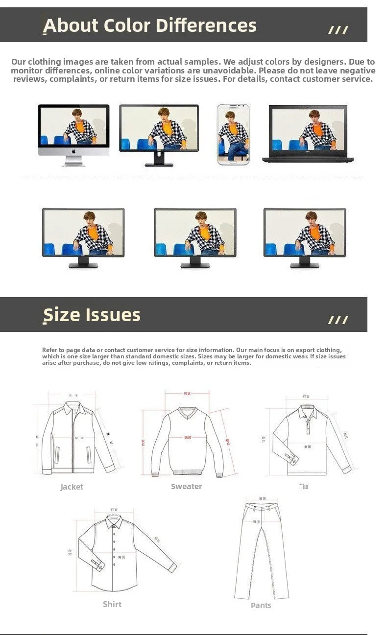 Luxury Men's Casual Flight Jacket Autumn Winter Two-Piece Set Cotton Blend Fiber Long Sleeve
