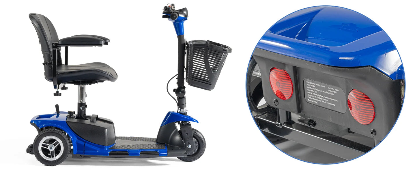 Electric Mobility Scooter 3 Wheel Portable Foldable For Adult Elderly Disabled, Sport