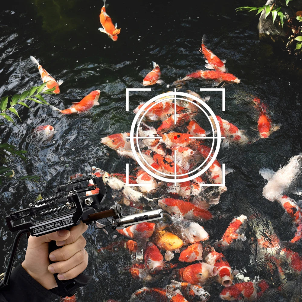 Professional Slingshot Metal Laser Fishing Hunting Catapult High Duty Powerful Sling Shot Arrow Rest