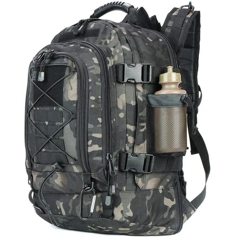 60L Military Tactical Backpack Army Molle Assault RucksacTravel Hiking  Camping Hunting