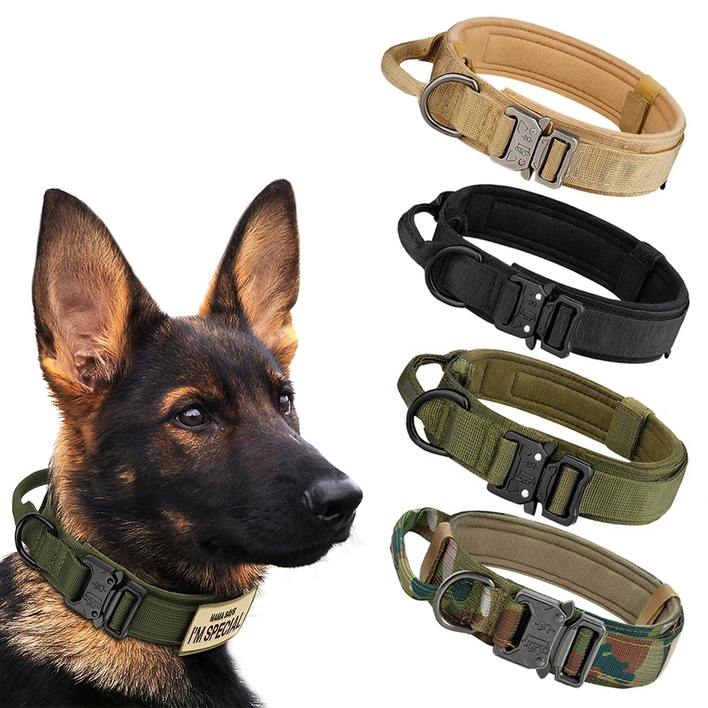Dog Training,Adjustable,tactical Taining Pet Lead Collar Small /Big dogs