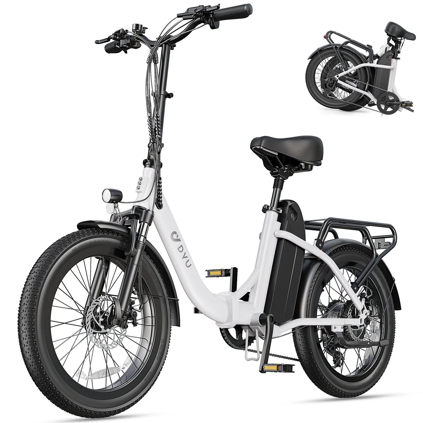 E-Bicycle Peak 1000W Motor 48V15.6AH Lithium Battery Hdraulic Brake 20*3.0 Inch Fat Tire