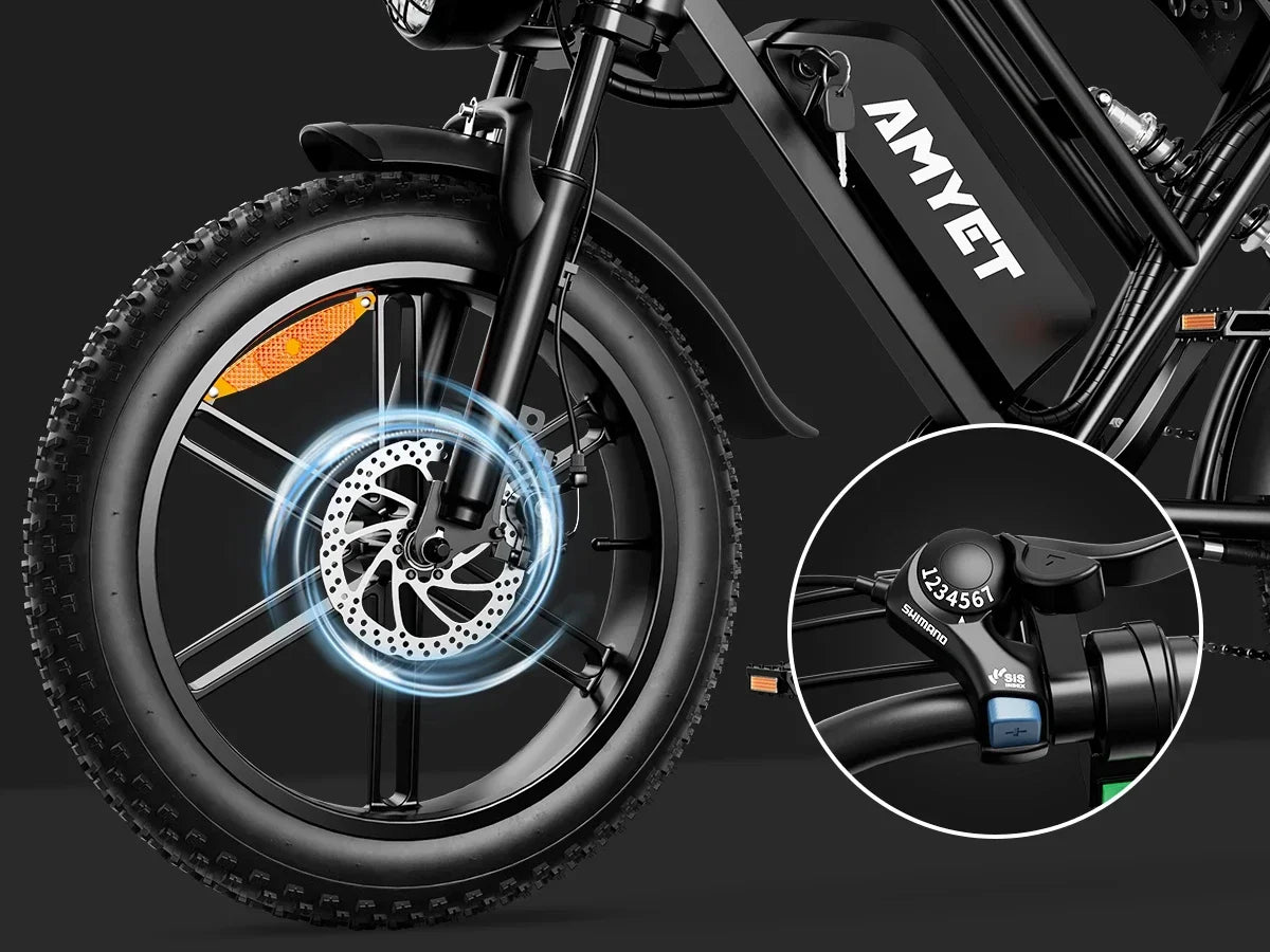 Ebike 2025 G60 Adult 1000W Powerful Motor, 48V 20AH Removable Battery, 20" All-Terrain Tires-