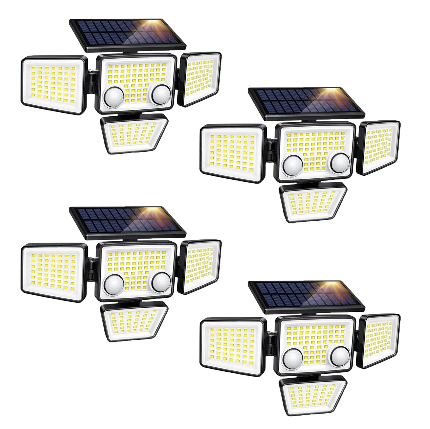 Solar Outdoor Lights - 3000LM 188 LED Motion Sensor Lights Security Lights for Backyard Patio