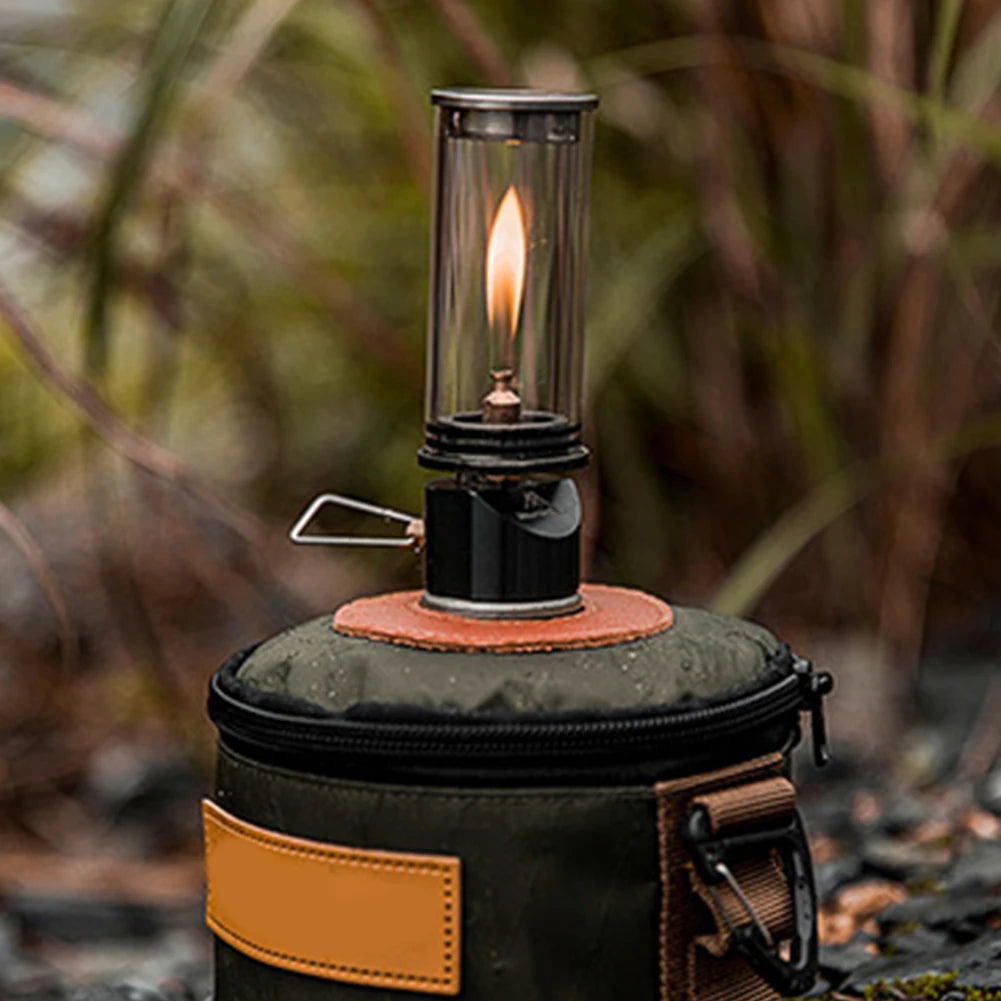 Camping Gas Lantern,Night Light Multi-Function Gas, Windproof Portable Metal for Camping Picnic