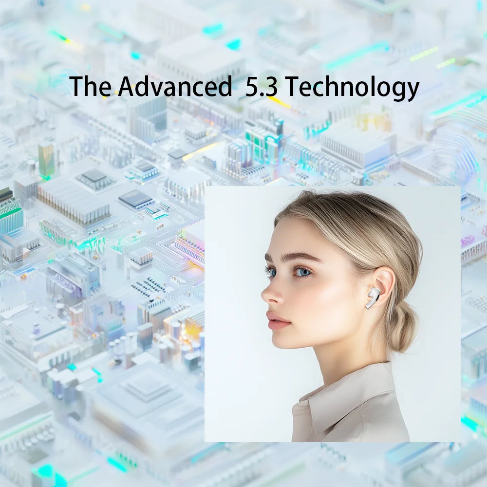 PRO 3 wireless Bluetooth earphones, heart rate monitor, ANC noise cancel microphone, stereo audio
