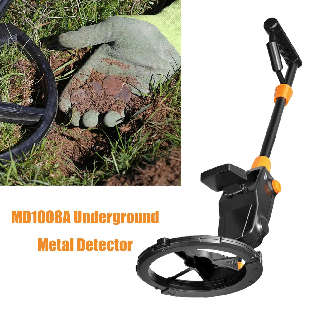MD1008A LCD Gold Metal Detector Treasure Underground Sensitive Search Coil Main Unit