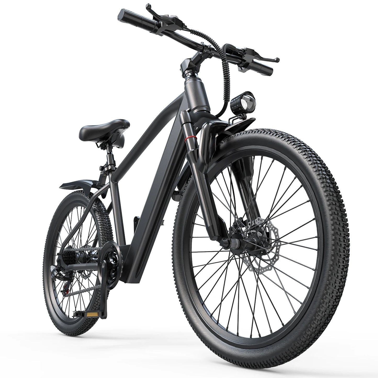 GREAT PRICE Electric Mountain Bike Adult 540W Peak Motor 36V Lithium Battery Long Range 26 Inch