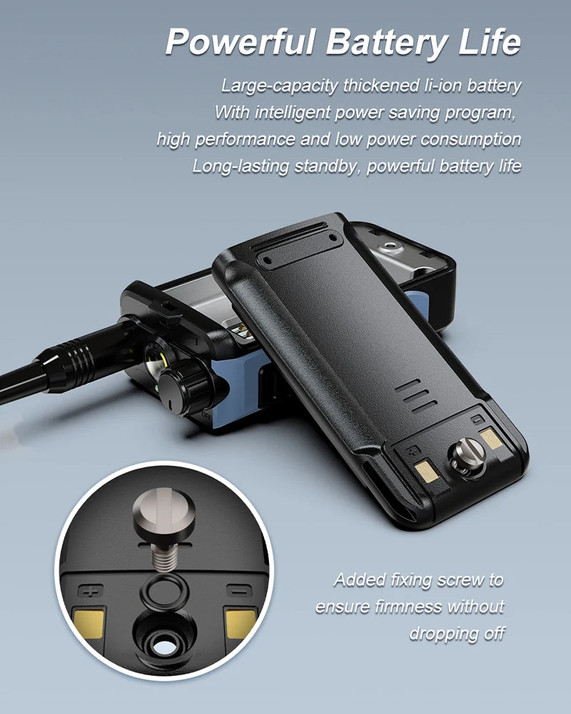 Waterproof Walkie Talkie Dual Band High Power Radio Dual Band Vhf Uhf CB Ham Radio Long Range