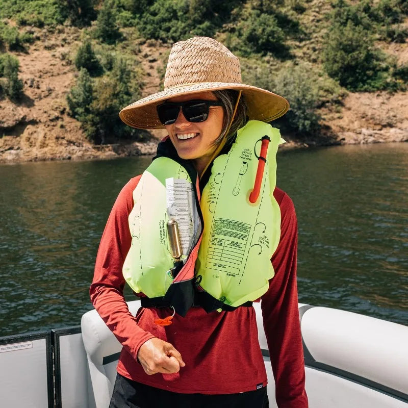Onyx A/M-24 Automatic/Manual Inflatable Life Jacket, Low Profile, Compact Design or manual Inflation
