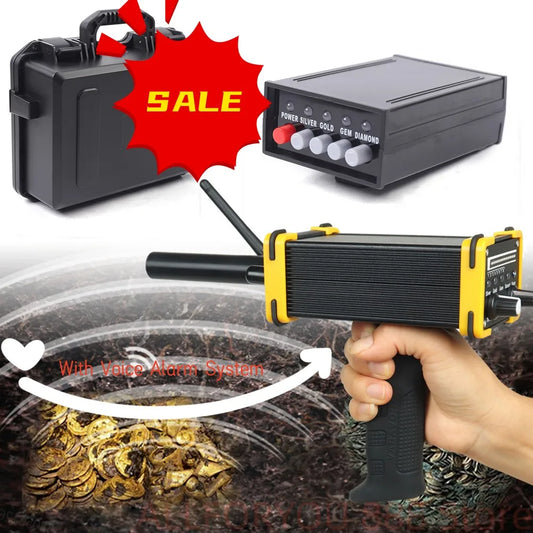 GR-100 Metal Detector,Voice Alarm Sy,tem Efficient, High Capacity Device Search For Gold, Gem