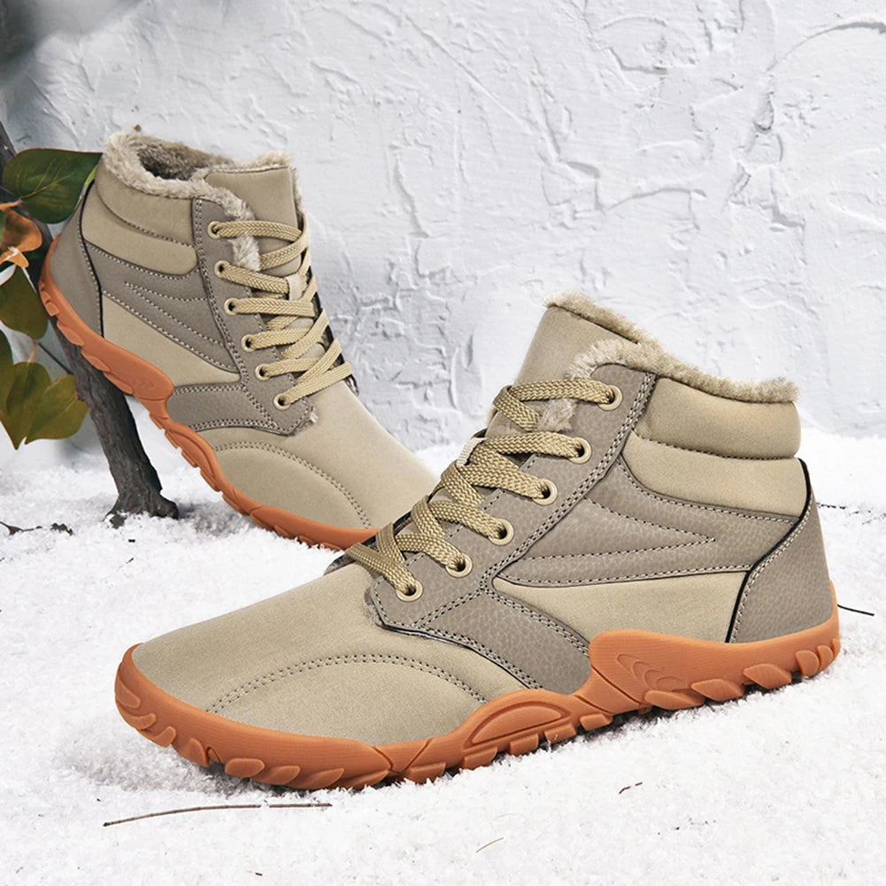 Winter Snow Boots Cold-Proof Trekking Shoes Anti slip Minimalist Five Finger Lightweight Hike Climb