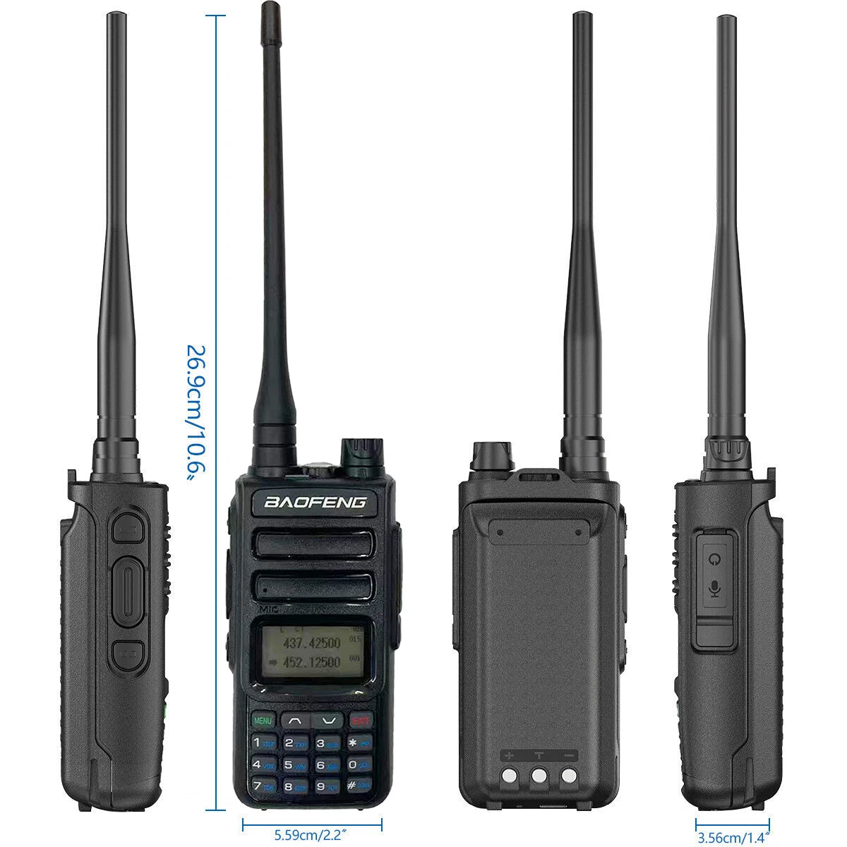 TH 15S Ham Handheld Radio 5w Uhf Vhf Two Way Radio Long Range Handheld Dual Band Walkie Talkie
