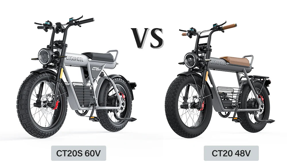 Electric Bike CT20S 2000W Motorcyle 20 Inch Fat Tire ,60V 27.5AH Bikes Adult