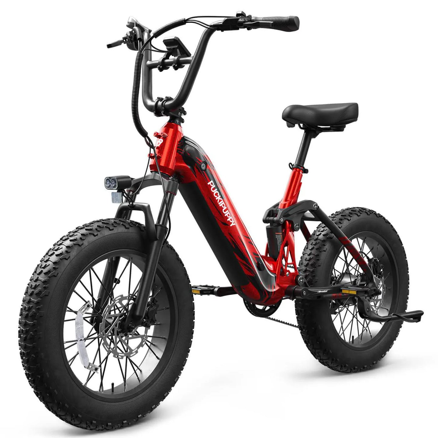 PUCKIPUPPY Corgi E-Bike Mountain20'' Fat Tire 960W 48V 20Ah Full Suspension, 2-Year Warranty