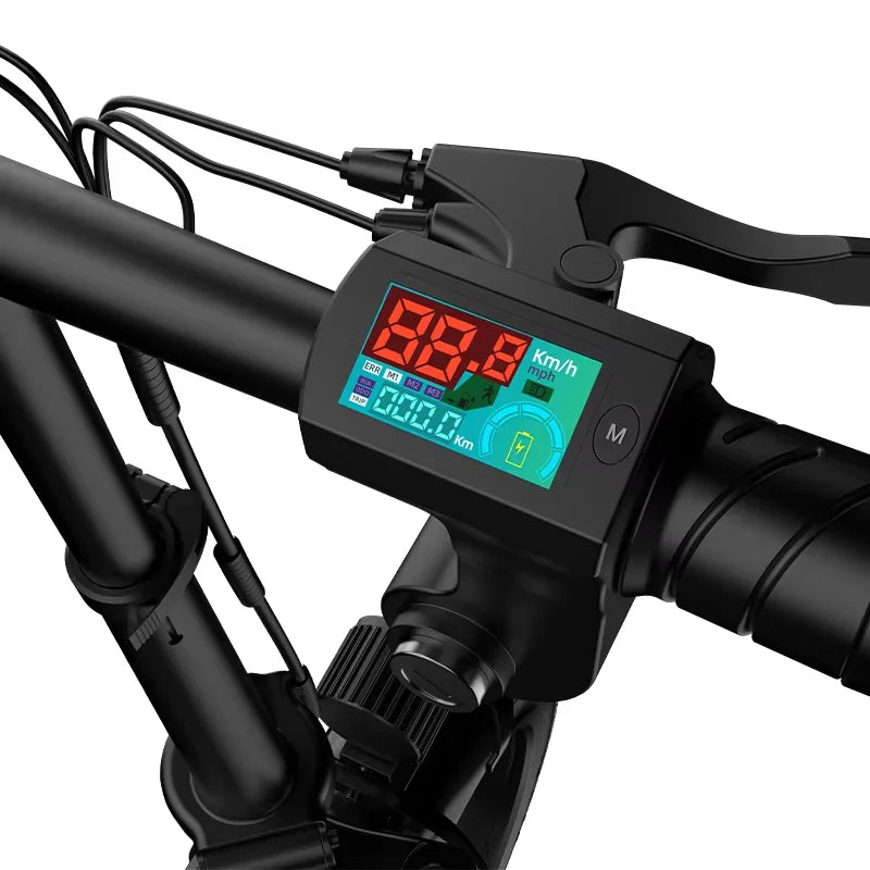Ebike G16 1000W motor 48V 20AH battery, shock absorption, fold, 16 inch tires, urban commuting