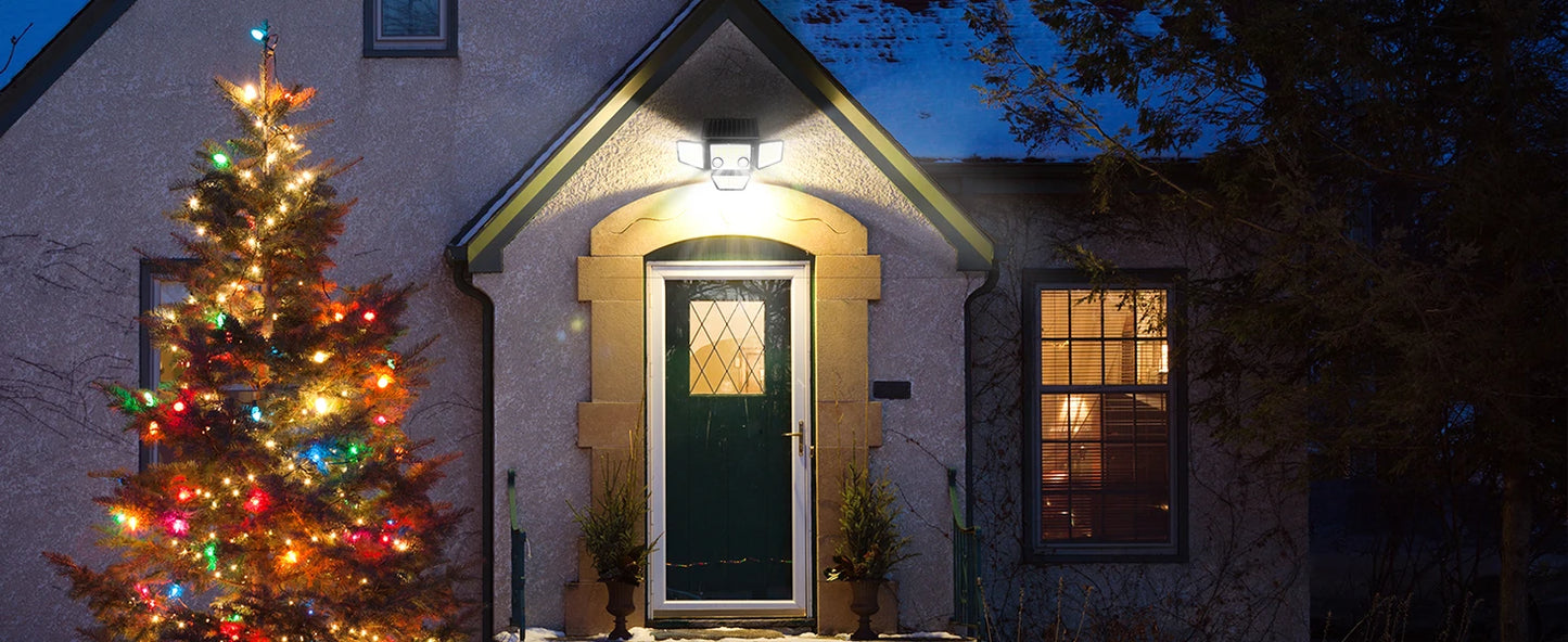 Solar Outdoor Lights - 3000LM 188 LED Motion Sensor Lights Security Lights for Backyard Patio