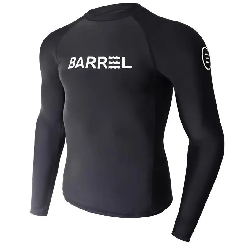 Oulylan Men Swimsuit Diving Suit Long Sleeve Quick Drying Wetsuit Summer Sun Protection Training