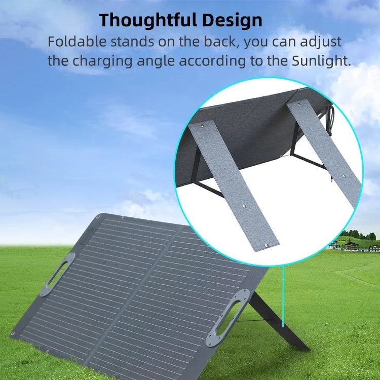 600W Solar Generator LiFePO4 BAT Portable Outdoor Activities 100W 200W Foldable Solar Panel Charger