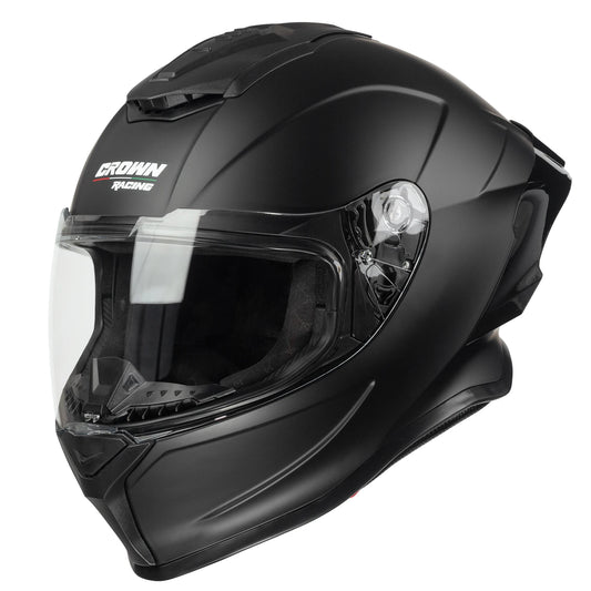DOT Certified Motorcycle Helmet with Internal Sun Visor, Unisex Riding Safety Helmet