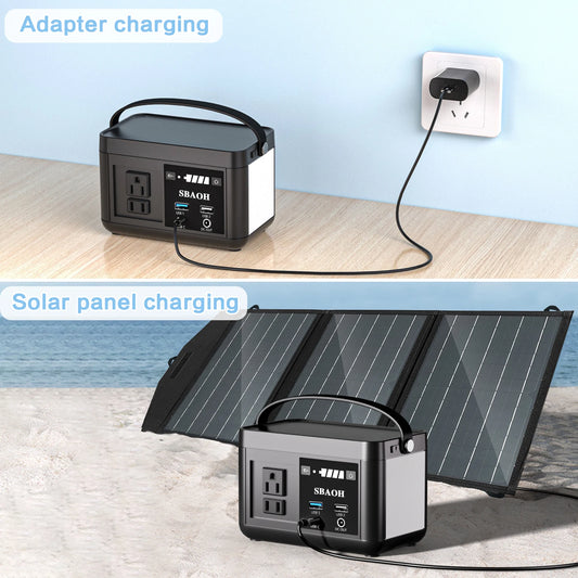 Powerstation 88.8Wh,Camping Power Station with 120W (peak 150W) AC Output,Power Solar Generator RV