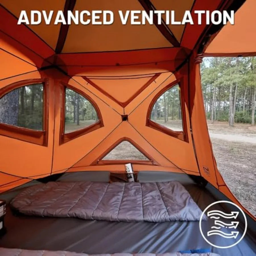 Pop-Up Weather Resistant CampHub Tent,for 4 ,Outdoor Adventures: Easy 60 Second Set-Up Portable