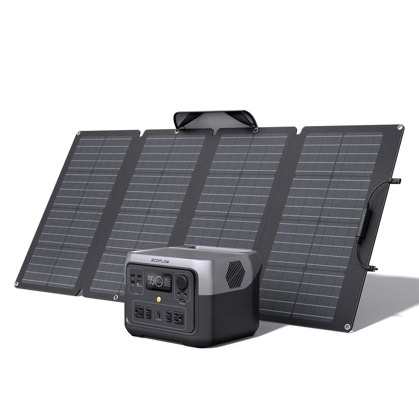 Portable Power Station' 2 Max, 499Wh/512Wh LiFePO4 Battery/ 1 Hour Fast Charge upto 1000W Output