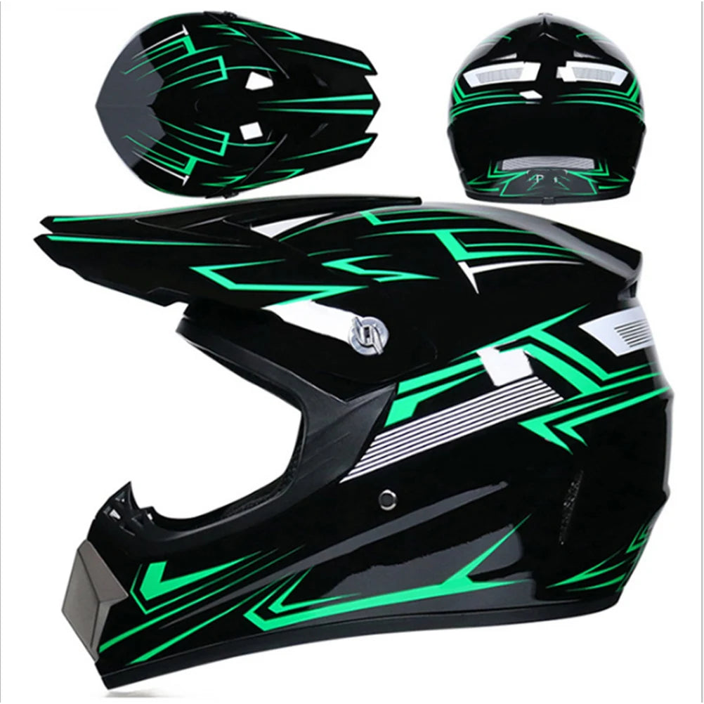 Motorcycle Full Face Helmet  Motocross Resistant ABS Engineering Plastic/Adult/Cross Country