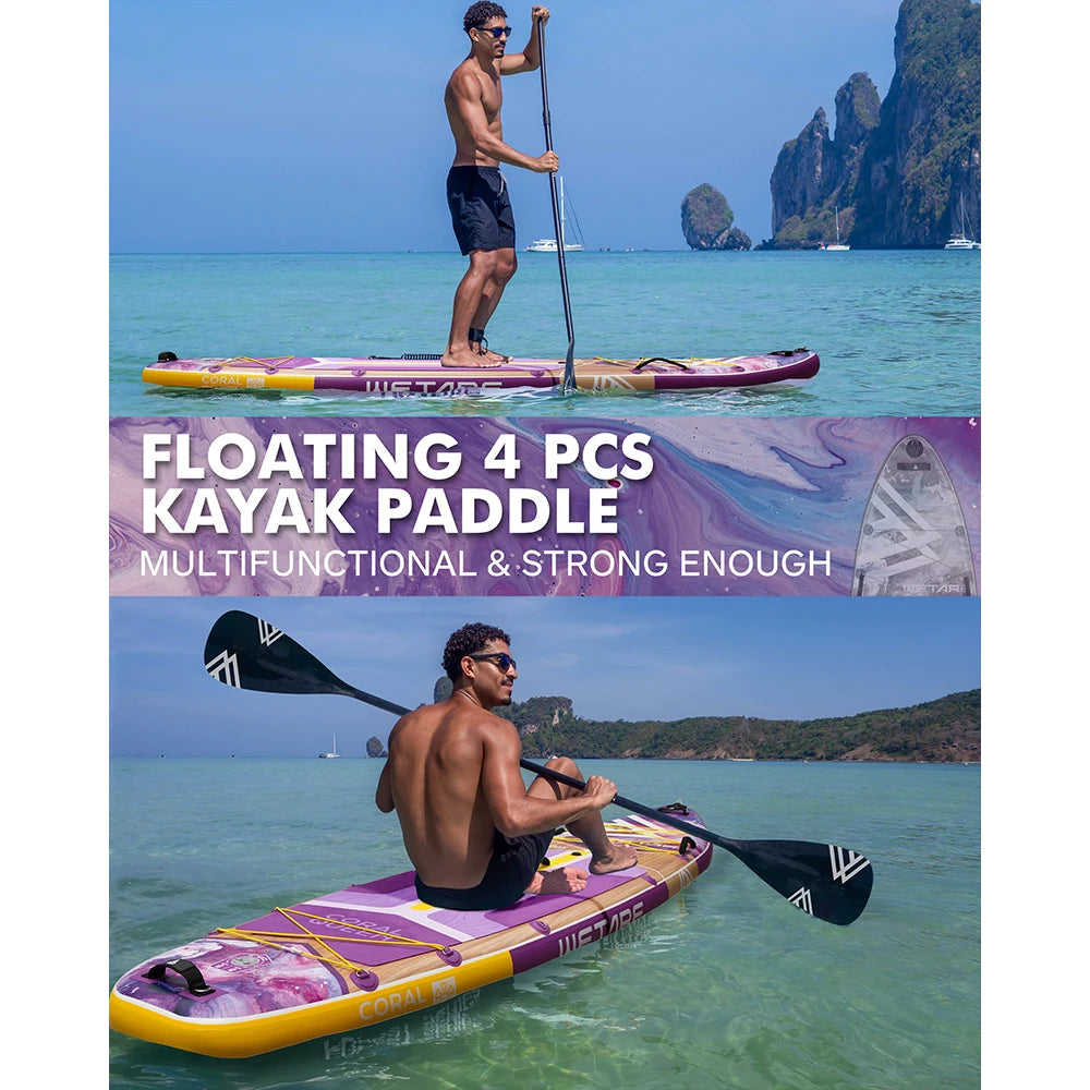 Waterproof Inflatable Paddle Board 11'6''x35''x6''Adult Standing Style Aquatic, Accessories