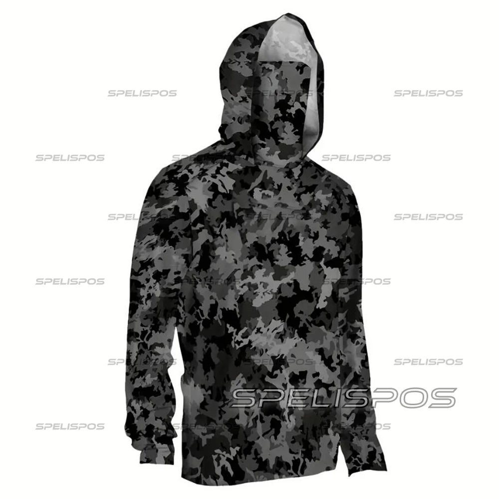 Fishing Hoodie Sailing Shirt Men Sun Protection Hunting Jersey CFish Gear Beach