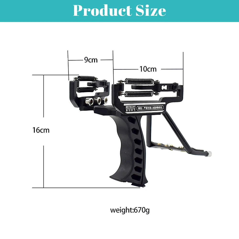 Professional Slingshot Metal Laser Fishing Hunting Catapult High Duty Powerful Sling Shot Arrow Rest