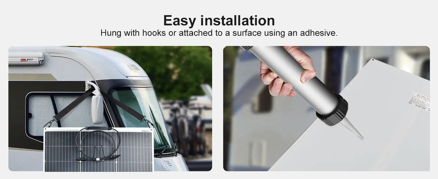 Solar Panel 250W 2pcs 125W Flexible 18V Unique Tech Power Station 12V Battery Charger,Camp Boat RV