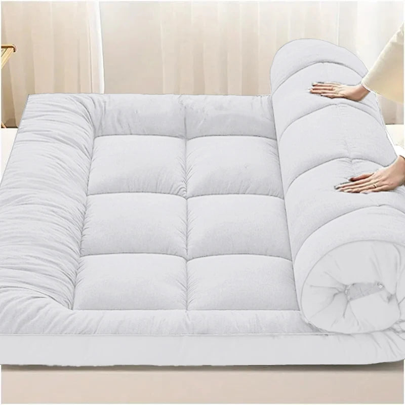 1000GSM Luxury Extra Thick Mattress Pad - Premium Quilted Topper, Breathable Soft, 21" Deep Pocket