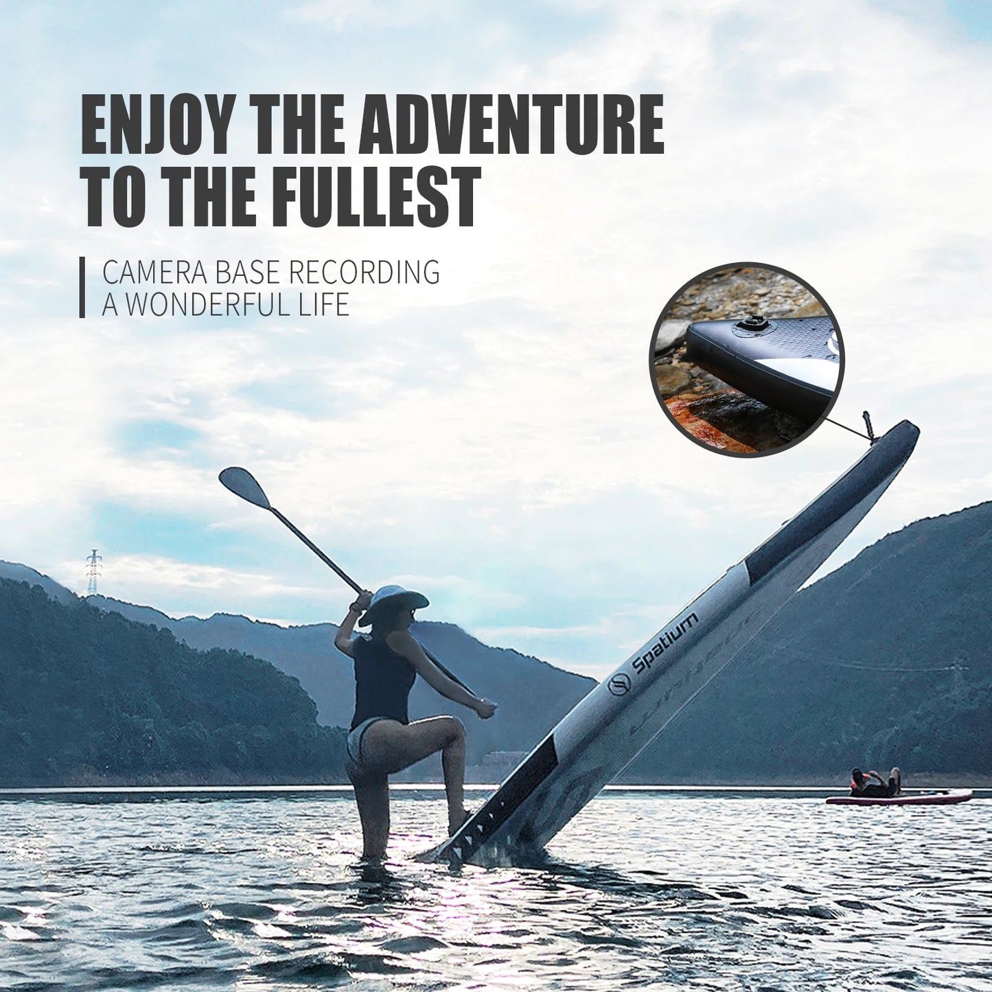 Inflatable Stand Up Paddle Board,Accessories, Anti-Slip EVA Deck, 11’5’’  Adults