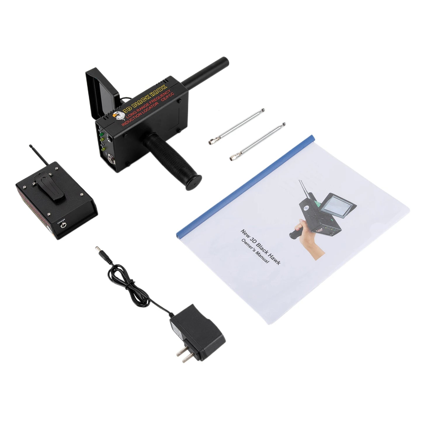 Metal Detector Gold Finder Underground Scanner High Definition Screen Gold Silver Copper AC100‑240V