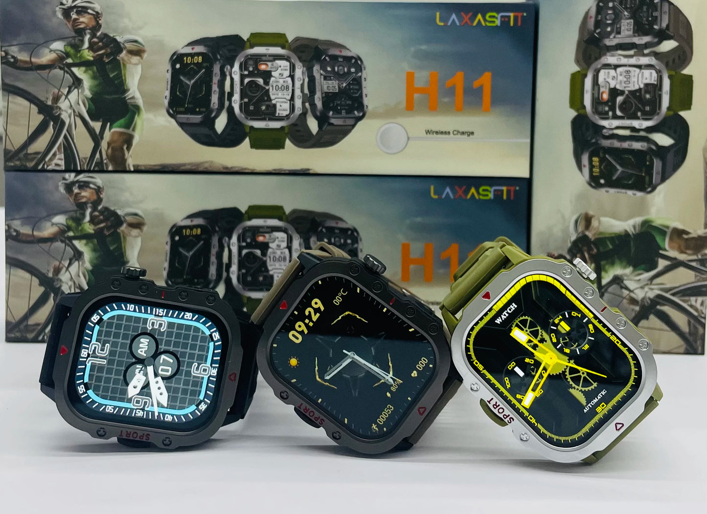 Smart Watch Bluetooth Voice Call LED Flashlight Health Monitor Outdoor Sports Smart
