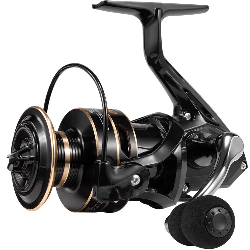 NX Spinning Reel Metal Reel Cup 10KG Max Drag Power Spinning Wheel High Speed Adapt Any Water Body