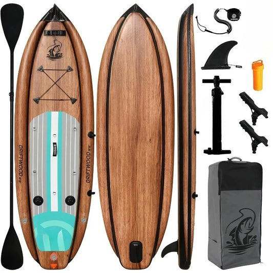Hot Sale.Inflatable Stand Up Paddle Board 11'x33''x6''W Backpack,Wide Stance,Surf Control, Non-Slip