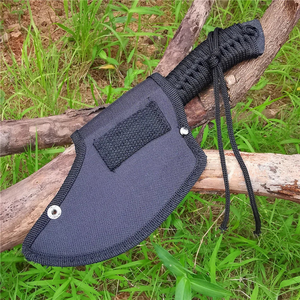Compact Outdoor Tomahawk: Stainless Steel Blade, Non-Slip Handle, Jungle Machete & SurvivalTool