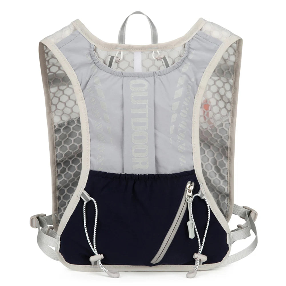 Hydration Running Vest Waterproof Water Bladder Daypack Reflective for Hiking Trail Running