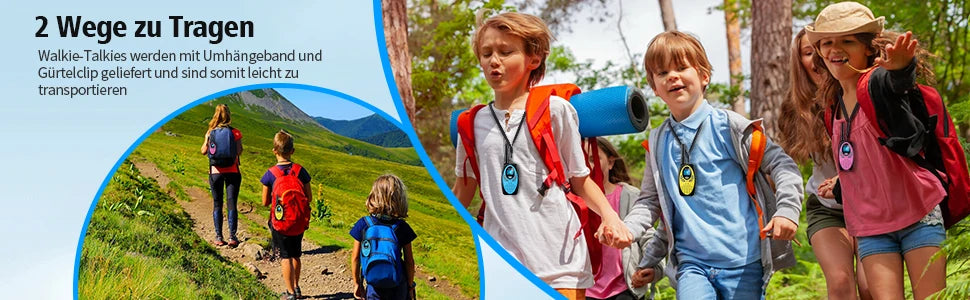 Walkie Talkies chargeable 3 Pack for Kids Adults, 2 Way Radios,1200 mAh Li-ion Battery 22 Channels
