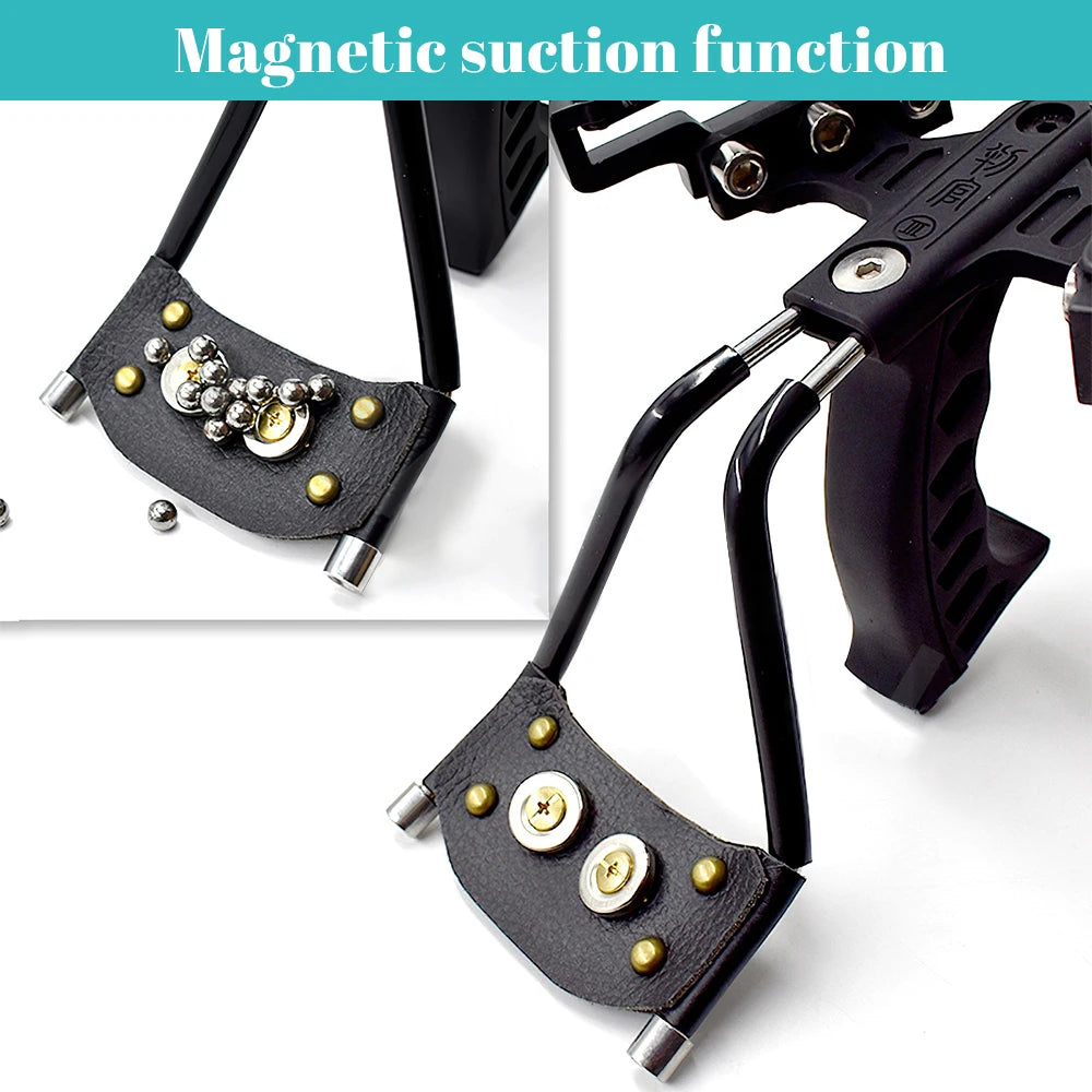 Professional Slingshot Metal Laser Fishing Hunting Catapult High Duty Powerful Sling Shot Arrow Rest