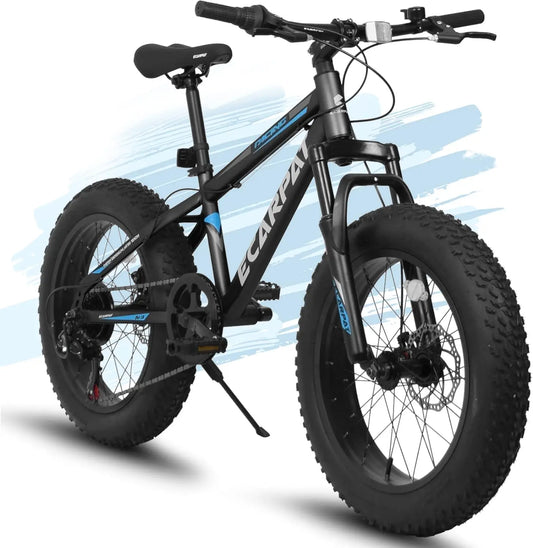 20 inch Kids Mountain Bike -7-15 Years Old, Girls Boys  Front Suspension, Customized