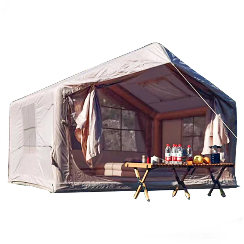 6-8 People Inflatable Tent/house, waterproof,4 season Blow up, Camping,Glamping Easy Setup