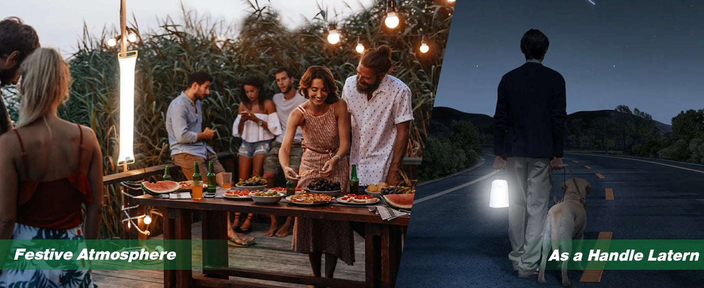 Rechargeable Portable Camping Strong Light Waterproof 2000 mAh Tent Lamp Spotlight Repair Lighting