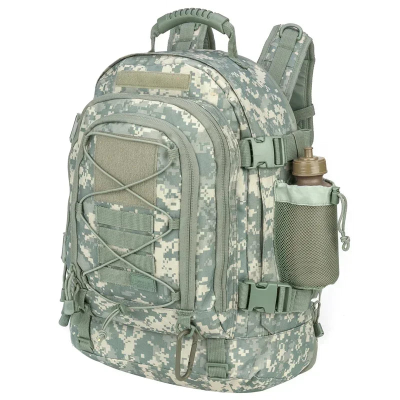 60L Military Tactical Backpack Army Molle Assault RucksacTravel Hiking  Camping Hunting
