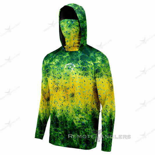 Fishing Hoodie Sailing Shirt Men Long Sleeve Sun Protection Hunting Fish Gear